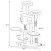 Flamingo Cat Scratching Post Yuna White