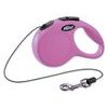 Hundeleine FLEXI Classic New Draht rosa XS 3m /8kg