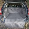 Car trunk cover for dogs - gray