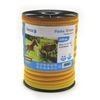 Electric fence cord, 10 mm diameter, yellow-orange