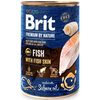 Brit konzerva Premium by Nature Fish & Fish Skin 800 g