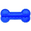 Spielzeug DOG FANTASY Knochen aus Gummi blau 12 cm