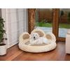 Dog bed Reedog Exclusive Paw Beige