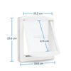 Staywell 715 Original Pet Door, White