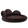 Dog bed Reedog Exclusive Paw Brown