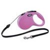 Hundeleine FLEXI Classic New Draht rosa S 5m /15kg