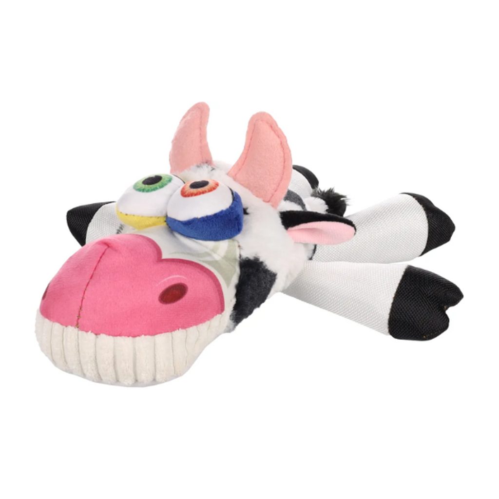 Krava Hoefa Flamingo, plyšová pískacia hračka, 34 cm - Hračky -  Elektricke-Obojky.sk ®