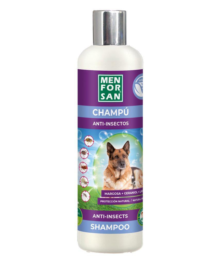 Menforsan přírodní repeletní šampon pro psy s nimbovým olejem, 300 ml -  Antiparazitní šampony - Elektro-Obojky.cz ®