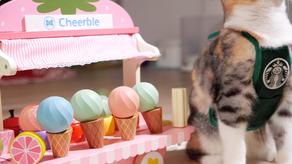 Cheerble Ice Cream mozgó játék macskáknak - Cicáknak - Elektro-nyakörvek.hu