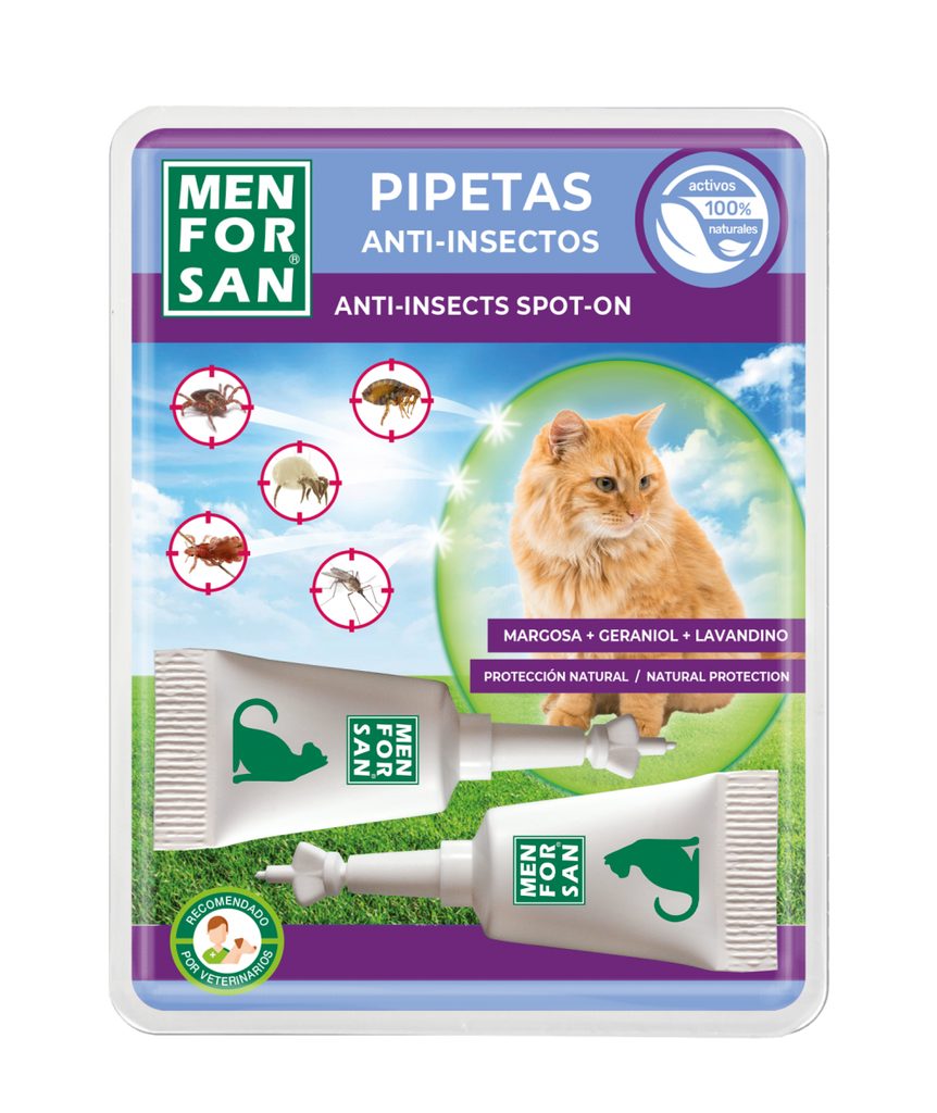 Menforsan antiparazitné pipety pre mačky 2 x 1,5ml - Antiparazitné pipety -  Elektricke-Obojky.sk ®