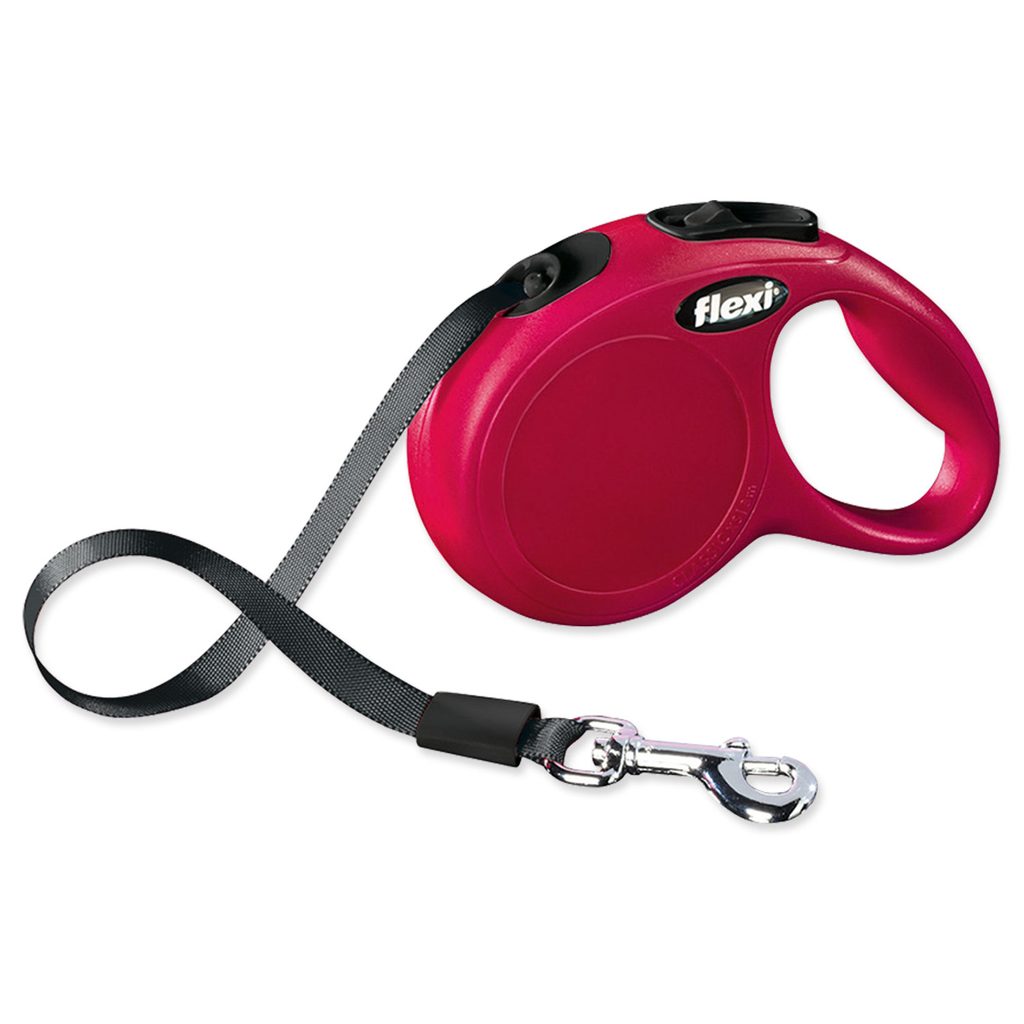 FLEXI Classic New leash red XS 3 m/12 kg - Retractable dog leash -  Electric-Collars.com
