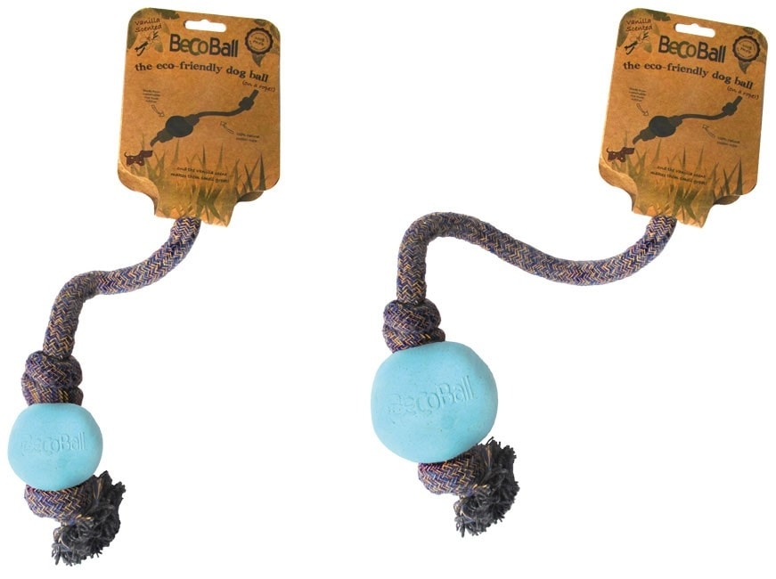 Dog toy with rope BecoBall - Pro psy - Electric-Collars.com