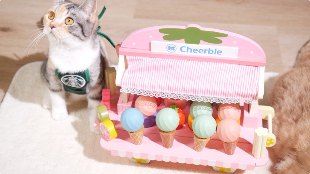 Cheerble Ice Cream mozgó játék macskáknak - Cicáknak - Elektro-nyakörvek.hu