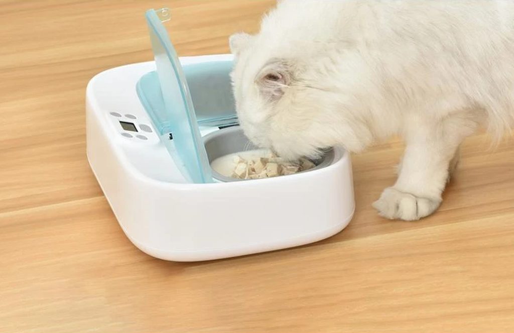 Automatic cooling bowl for two portions Petoneer Automatic bowls Electric Collars