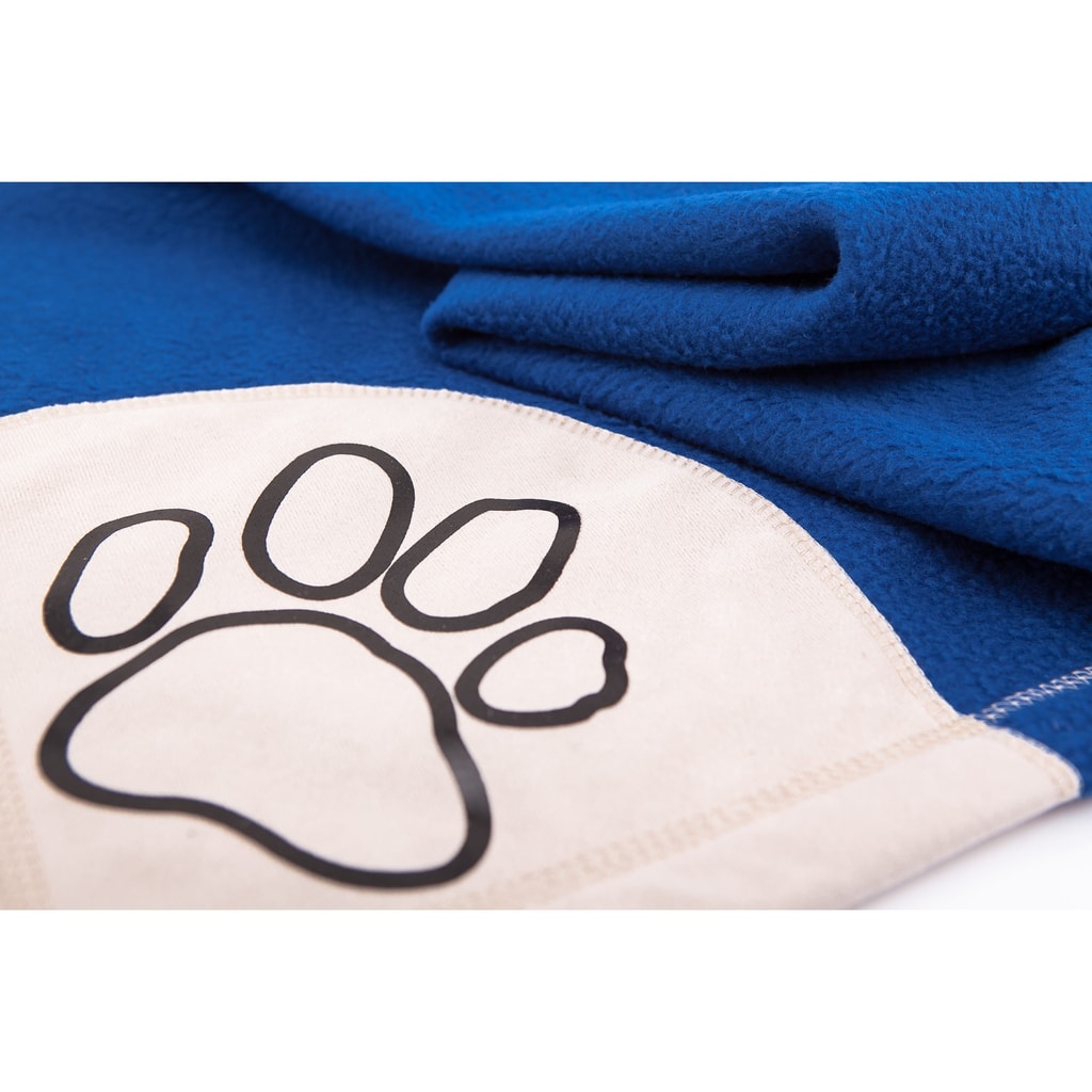 Dog blanket Reedog Blue Paw - Blankets for dogs - Electric-Collars.com