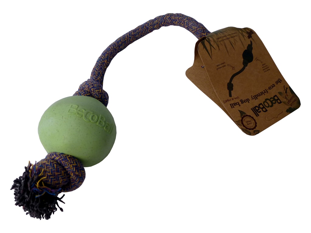 Dog toy with rope BecoBall - Pro psy - Electric-Collars.com