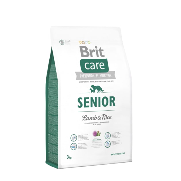 brit care lamb & rice senior