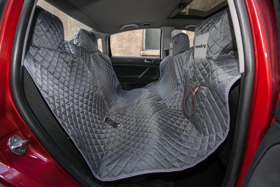 Car seat cover for dogs - gray - Car covers - Electric-Collars.com