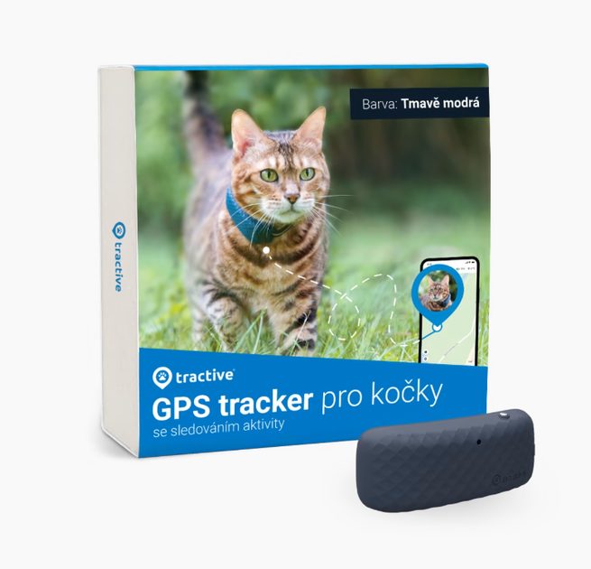 Tractive GPS CAT 4 LTE - Tracker a monitor aktivity pre mačky - Tractive -  Elektricke-Obojky.sk ®