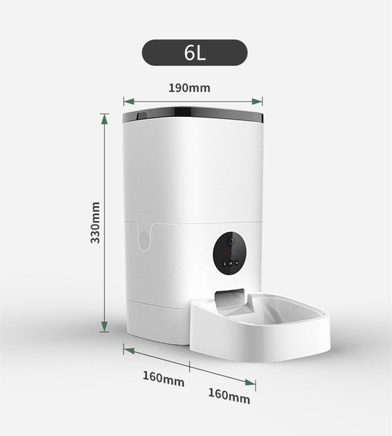 Patpet automatic feed dispenser 6l Food dispenser Electric