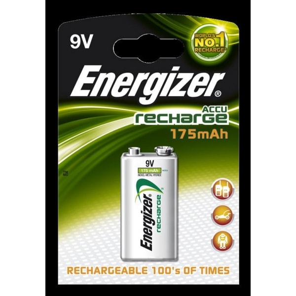 Nabíjacia batéria Energizer 9V 175 mAh - Batérie - Elektricke-Obojky.sk ®