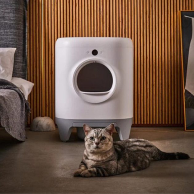 Automatic toilet for cats