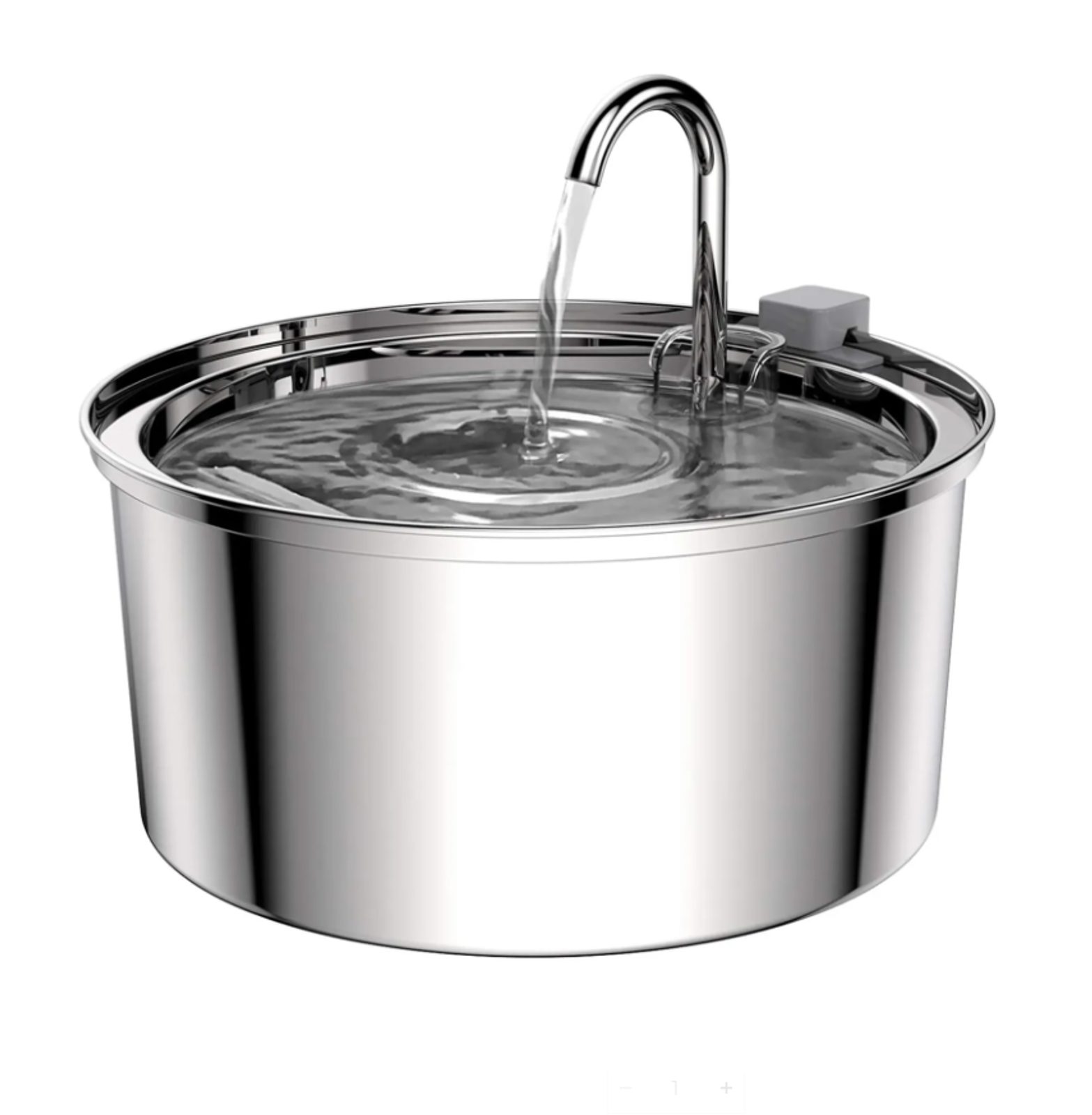 Petwant PWS 105 Stainless steel fountain for dogs and cats - Pet