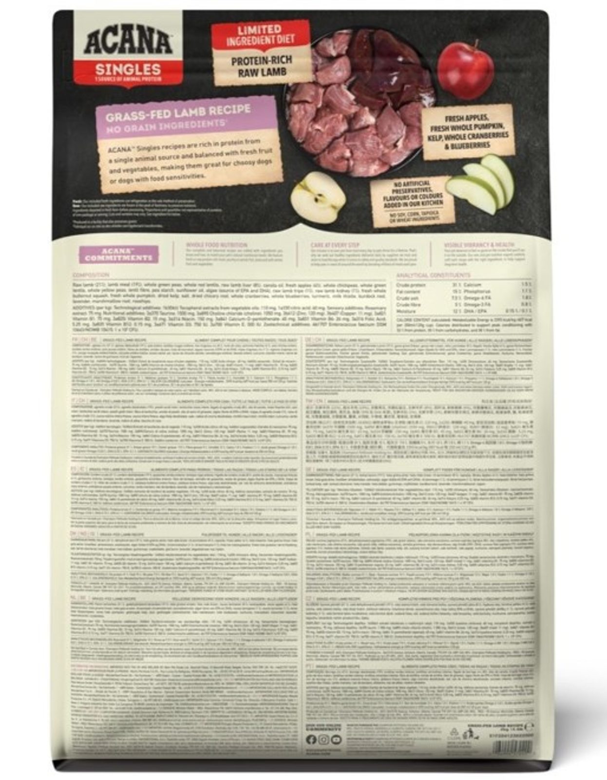 Grass-fed Lamb 11.4 kg | Acana hondenvoer Grass-fed Lamb 11.4 kg | Acana hondenvoer