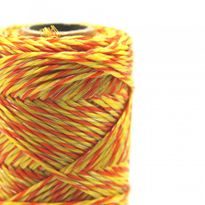 Cord for electric fence, diameter 2.5 mm, yellow-orange