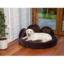 Dog bed Reedog Exclusive Paw Brown