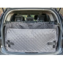 Car trunk cover for dogs - gray