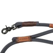 BE NORDIC leash - dark grey / brown