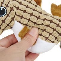 Reedog seahorse, squeaky toy cordura + plush, 22 cm