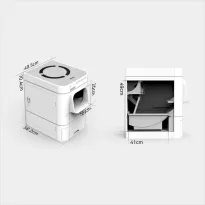 LavvieBot automatische selbstreinigende Toilette für Katzen
