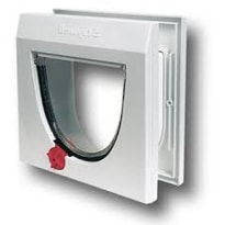 Pet door Staywell 917 white with tunnel