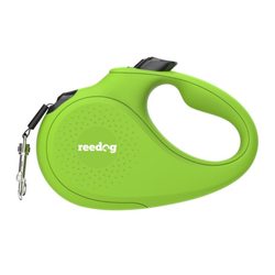 Reedog Senza Basic retractable dog leash S 15kg / 5m tape / green