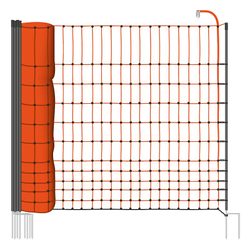 Electric fence net for poultry