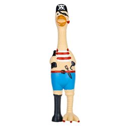 Reedog Duck Pirate, latexová pískací hračka, 23 cm