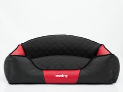 Pelíšek pro psa Reedog Black & Red Sofa
