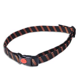 Obojok guma, čierno-oranžový 18 mm x 85 cm