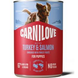 Carnilove Dog Can Paté Turkey & Salmon Puppies 400g