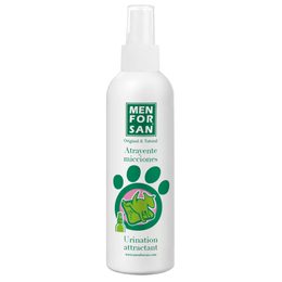 Spray for training a puppy against urinate indoors Menforsan
