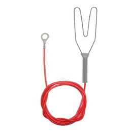 Cable de conexión 100 cm - ojal-corazón, rojo