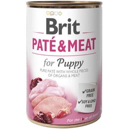 Brit lata Paté & Meat Cachorro 400 g