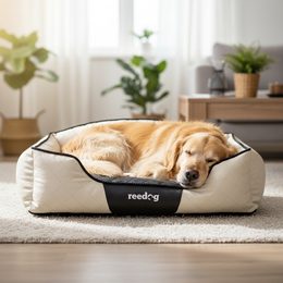 Reedog Bed Black & Red Sofa