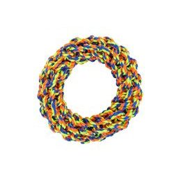 Reedog Tauziehring gelb, gestricktes Spielzeug, 19 cm