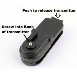E-collar clip for transmitters