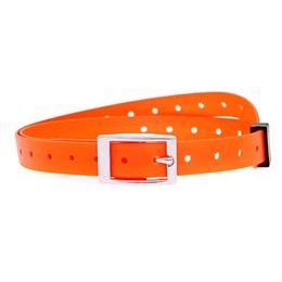 Orange plastic collar 20 mm x 70 cm