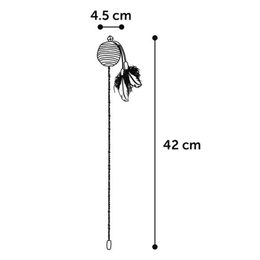 Természetes golyó macskagyökérrel Flamingo