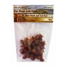 Przysmak Rolka z kaczki z dorszem mini 80 g